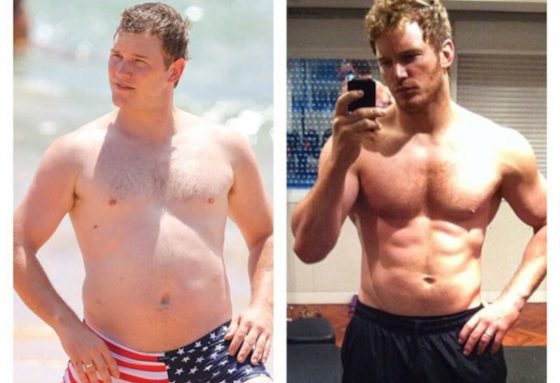 chris pratt transformation physique