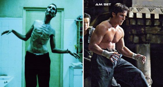 la metamorphose physique de christian bale