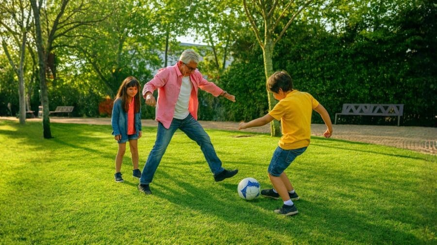 sport en famille jardin